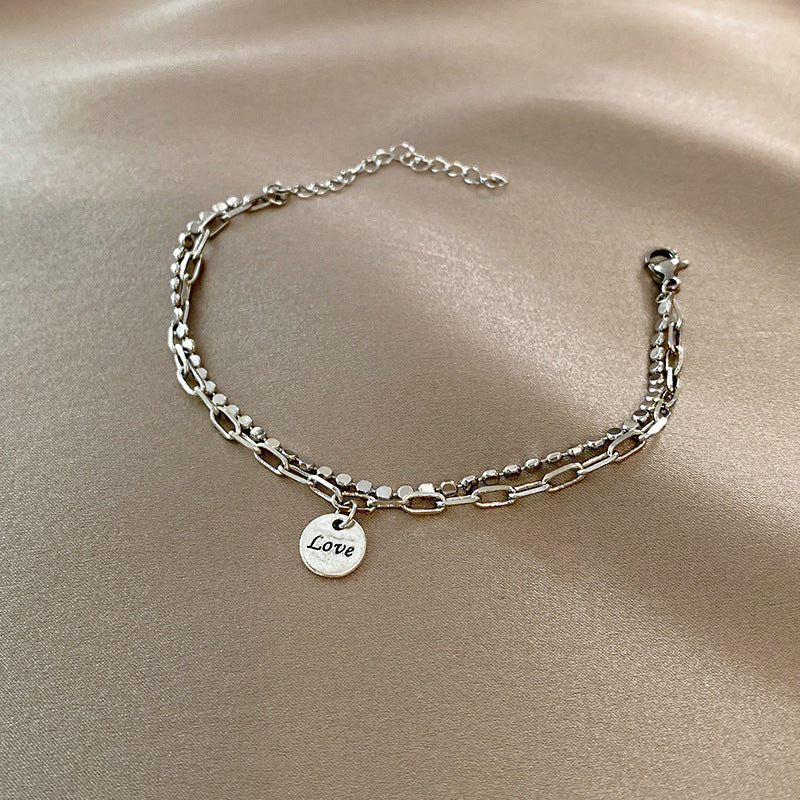 Wholesale Simple Pearl Copper Bracelet